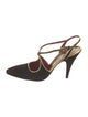 Prada Suede T-Strap Pumps