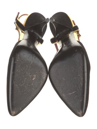 Prada Suede T-Strap Pumps