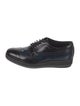 Prada Leather Lasercut Accents Oxfords