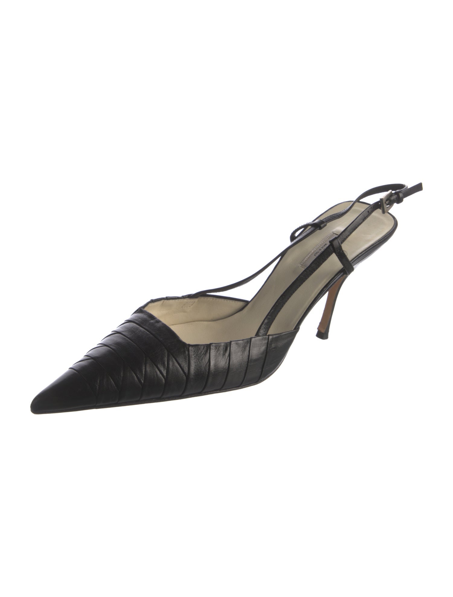 Prada Leather Slingback Pumps