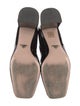 Prada Enameled Metal Triangle Patent Leather Pumps