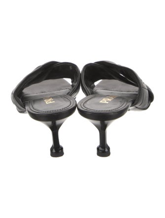 Prada Leather Slides