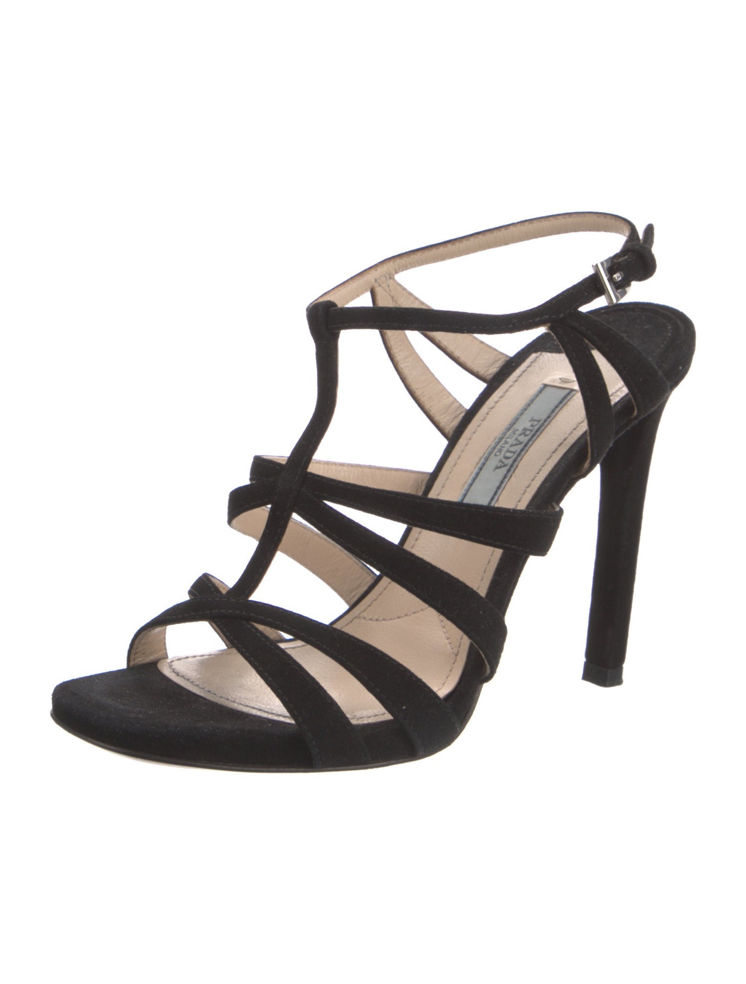 Prada Suede Slingback Sandals