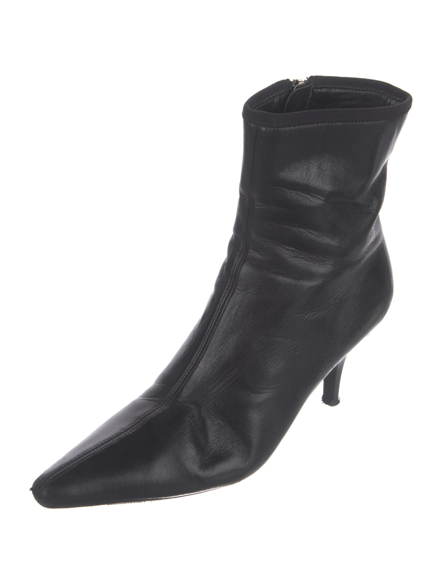 Prada Leather Sock Boots