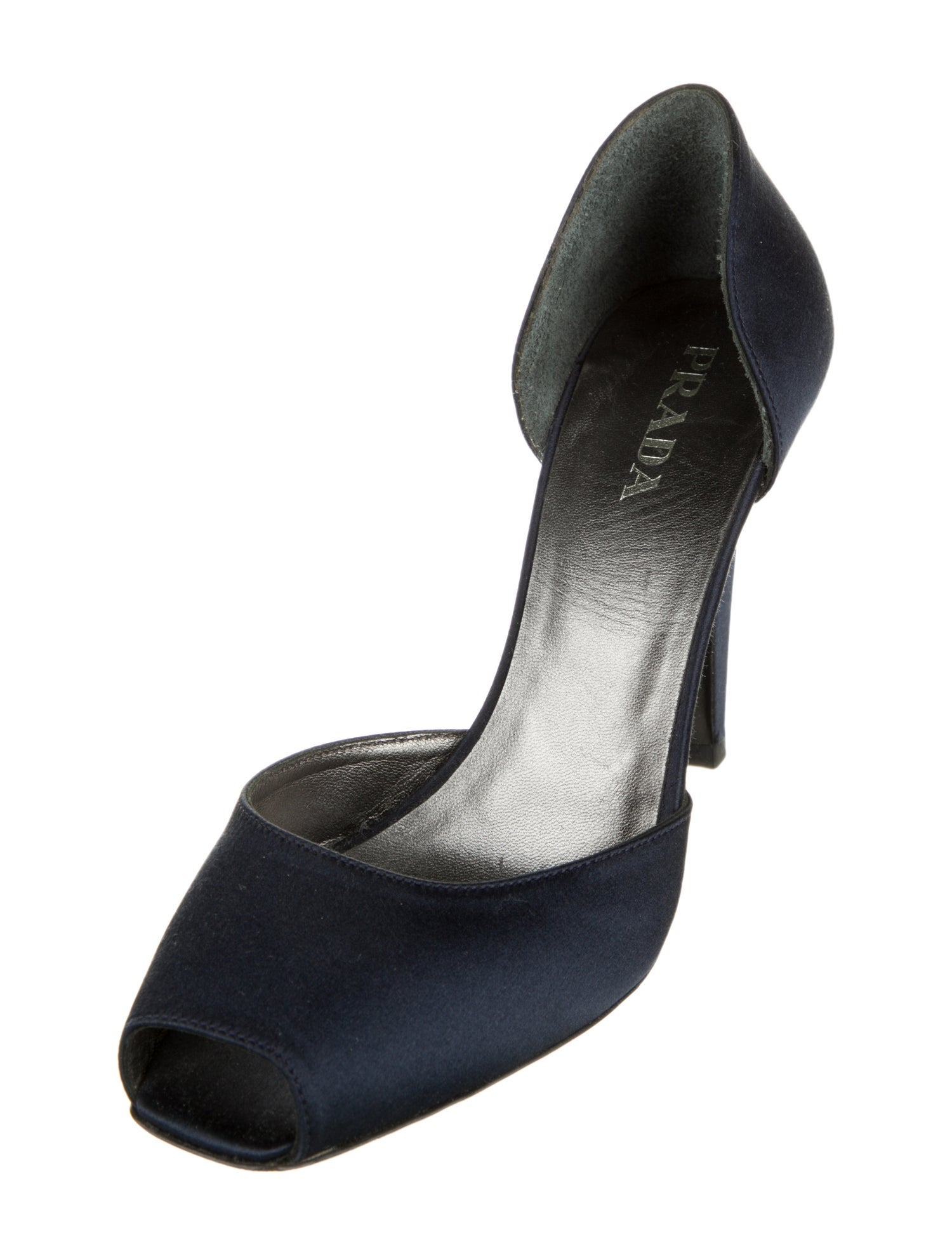 Prada Satin D'Orsay Pumps