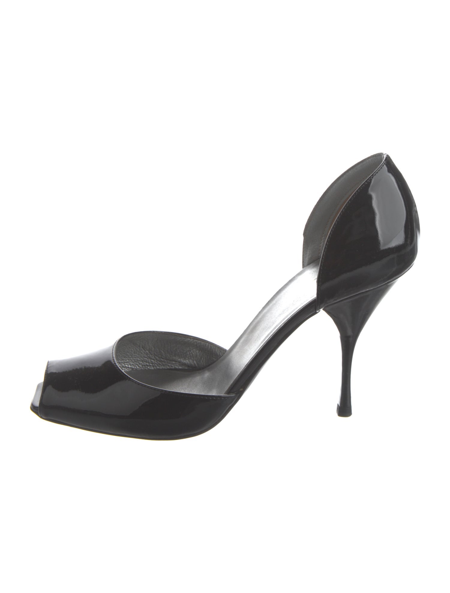 Prada Patent Leather D'Orsay Pumps