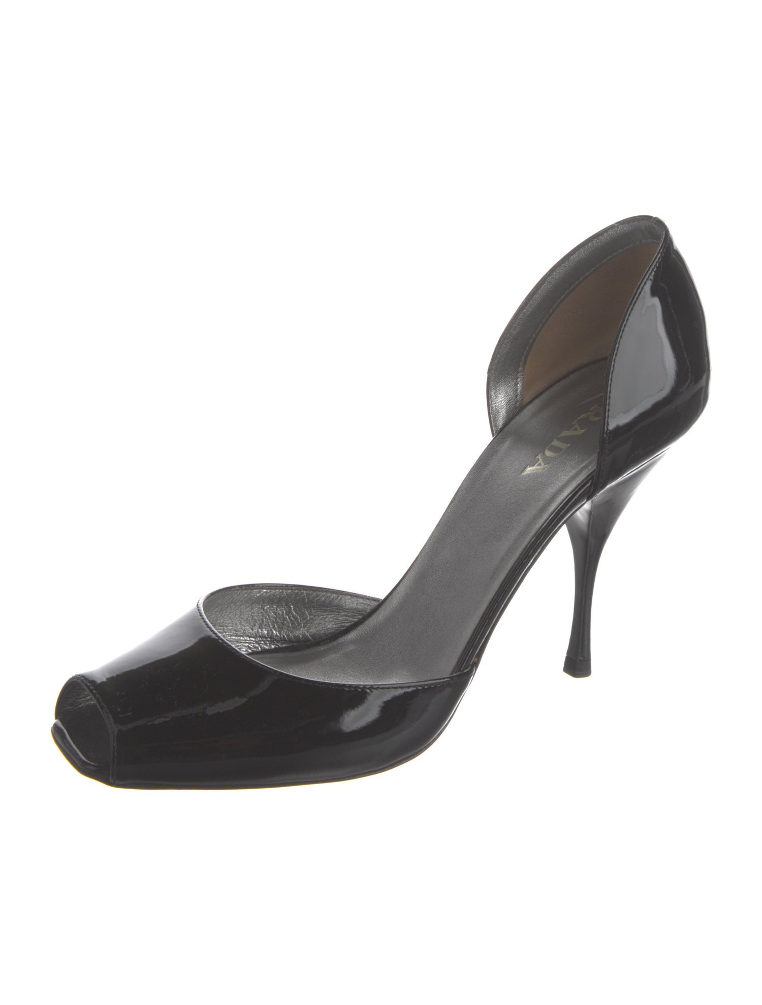Prada Patent Leather D'Orsay Pumps