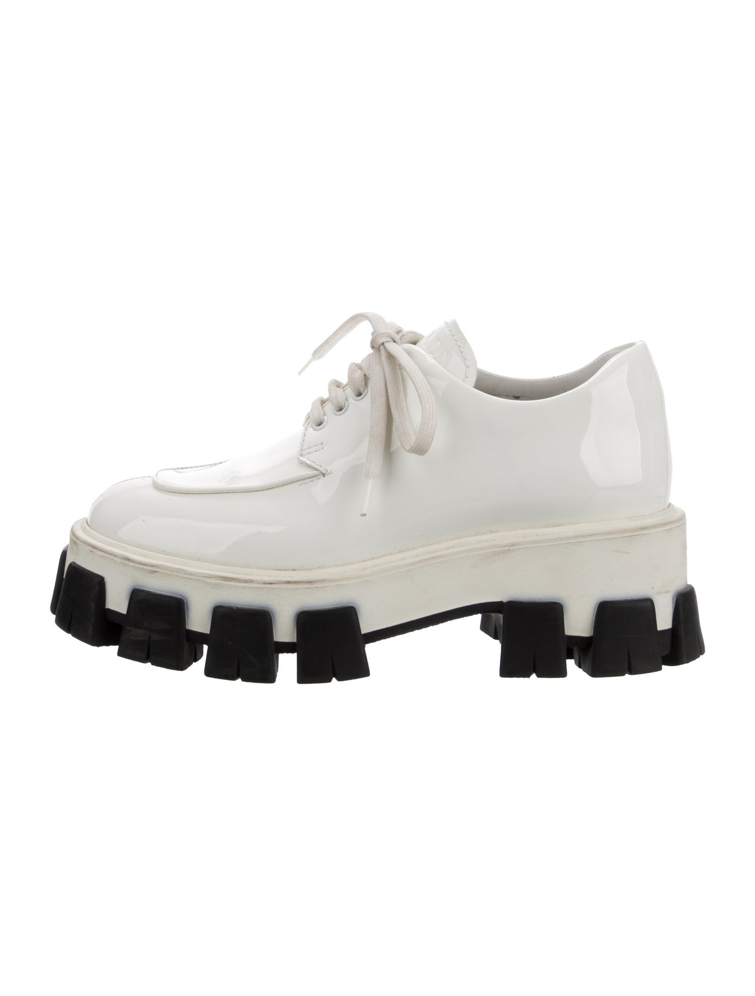 Prada Patent Leather Oxfords