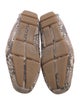Prada Embossed Leather Animal Print Loafers