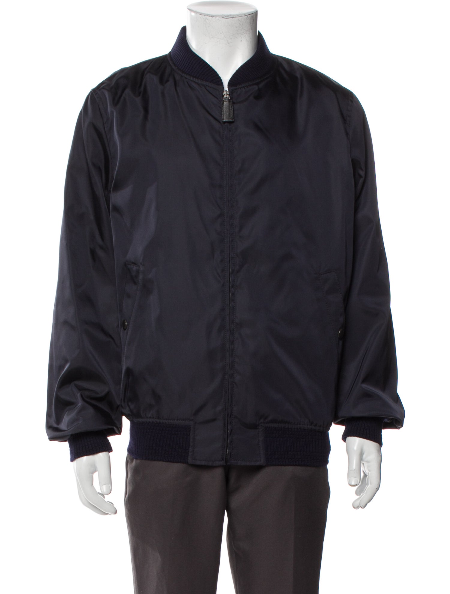 Prada 2013 Enameled Metal Triangle Windbreaker