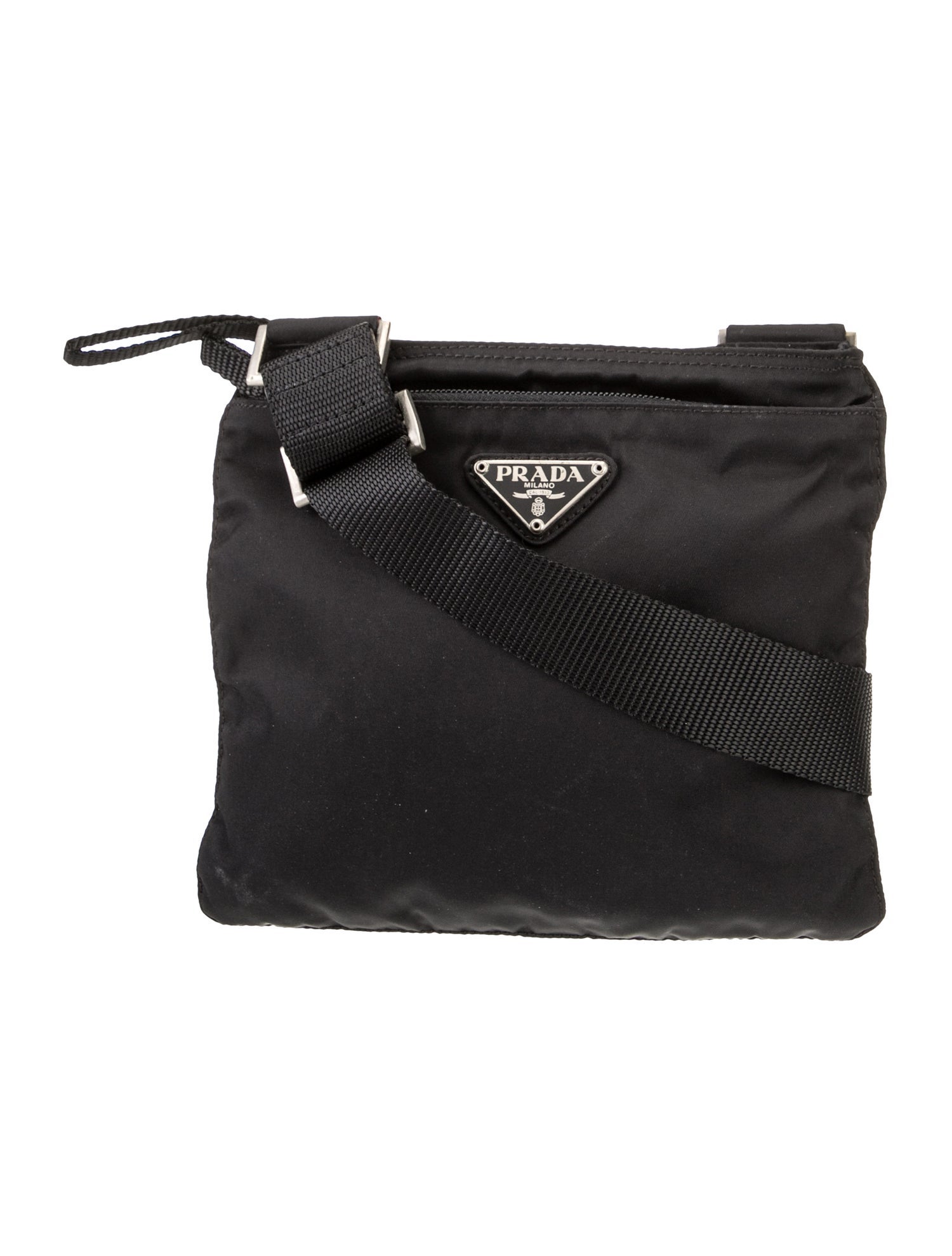 Prada Tessuto Nylon Messenger Bag Vintage