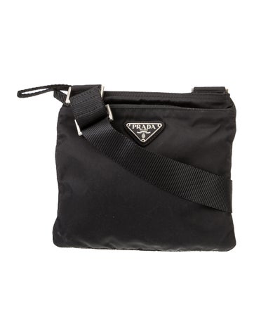 Prada Crossbody Bags Tessuto Nylon Messenger Bag Vintage