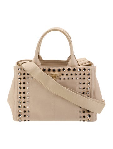 Prada Totes Canvas Bucket Bag