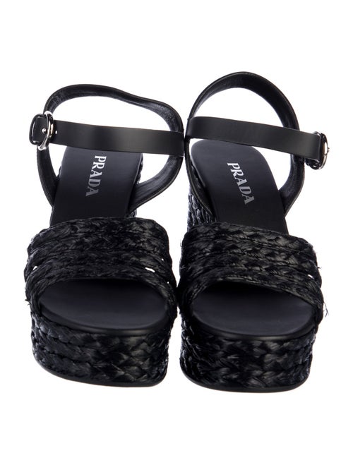 Prada Leather Espadrilles