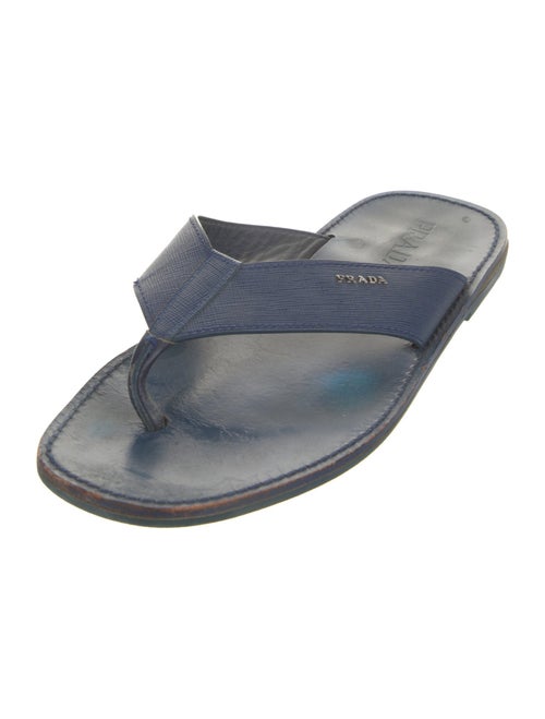 Prada Leather Flip Flops