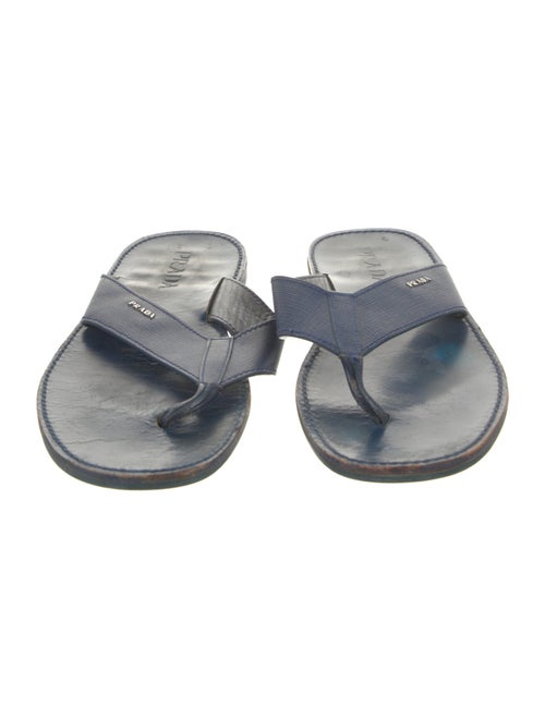 Prada Leather Flip Flops