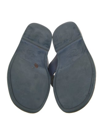 Prada Leather Flip Flops