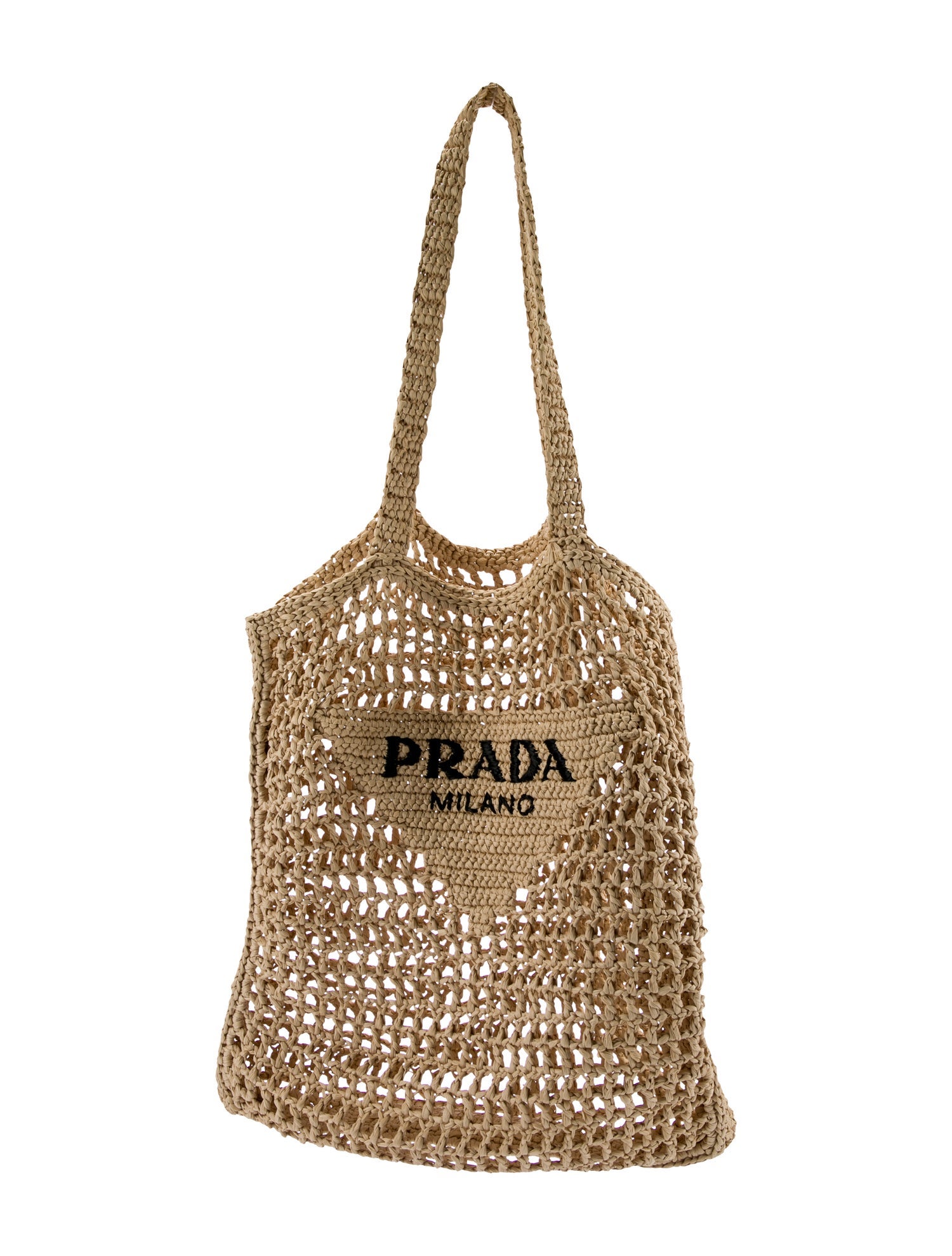 Prada Raffia Grass Tote