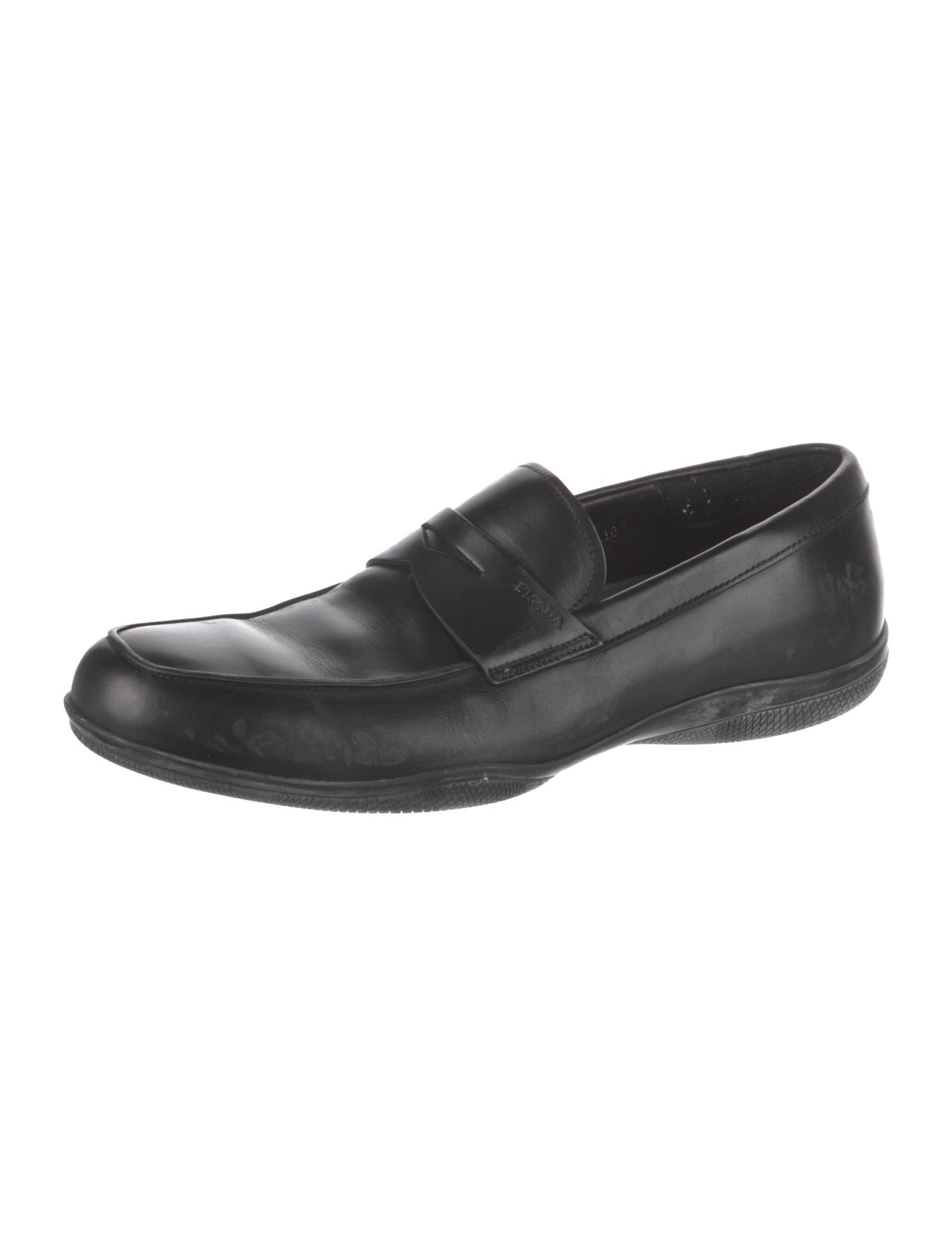 Prada Sport Leather Loafers