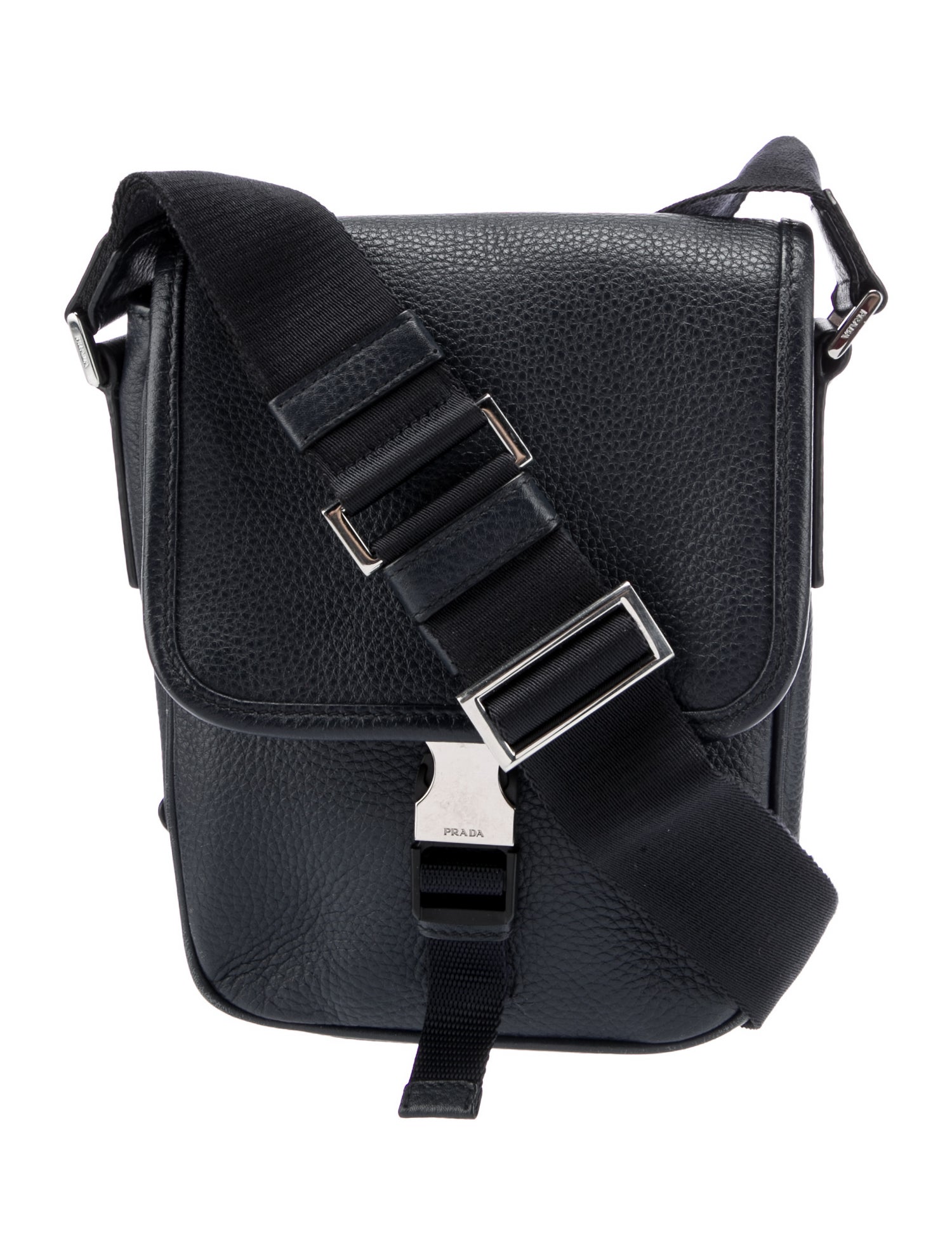 Prada Vitello Daino Leather Messenger Bag