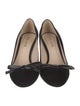 Prada Suede Bow Accents Pumps