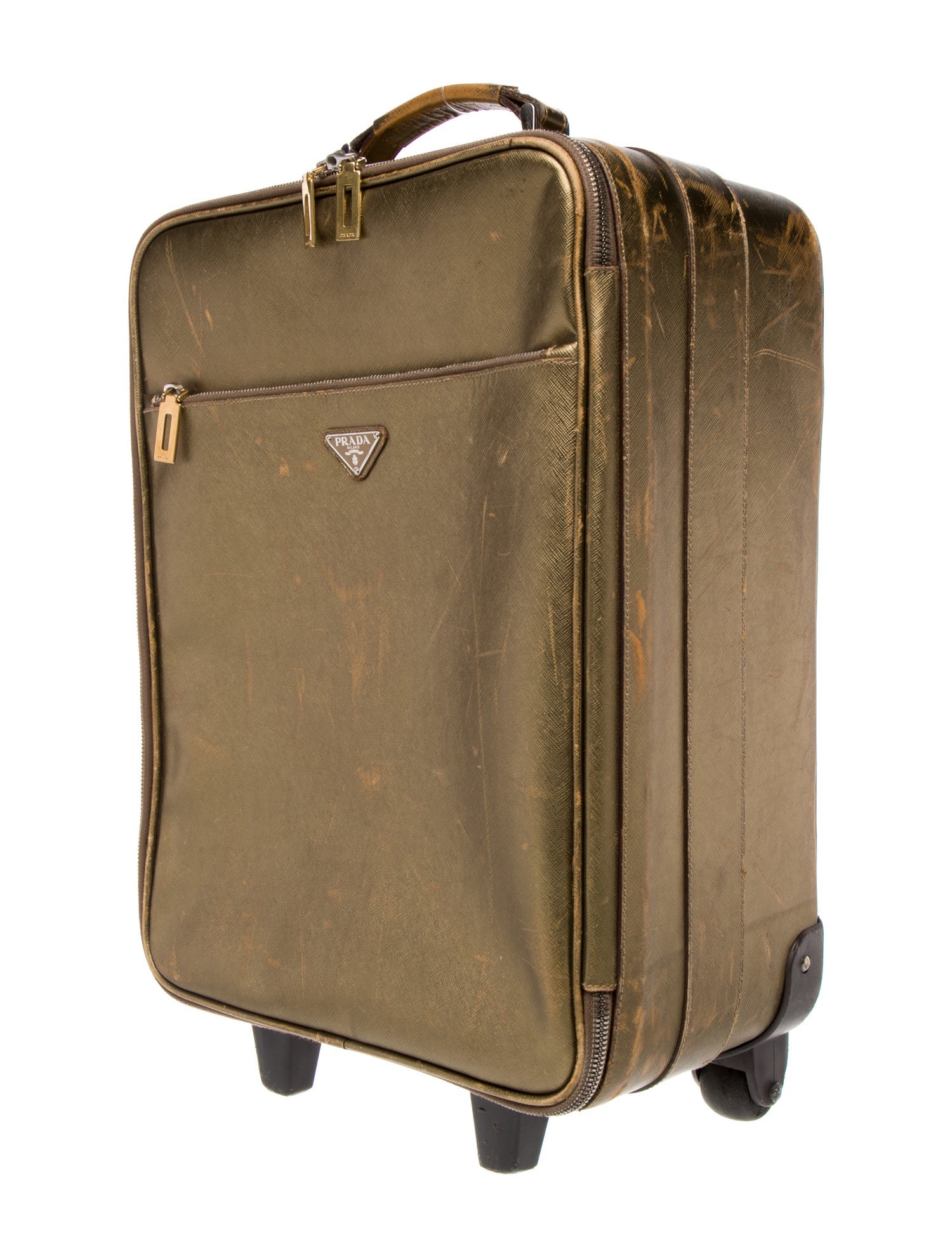 Prada Saffiano Lux Rolling Suitcase