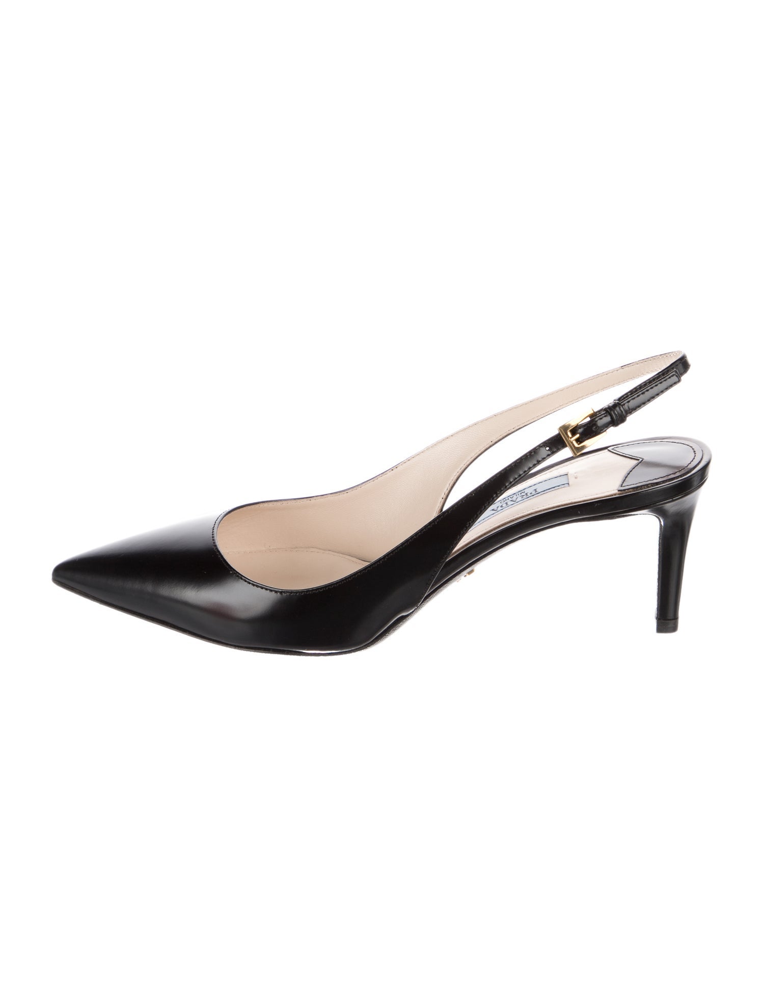 Prada Leather Slingback Pumps