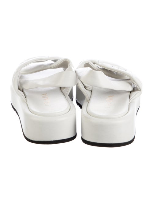 Prada Leather Slingback Sandals