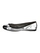 Prada Leather Colorblock Pattern Ballet Flats