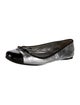 Prada Leather Colorblock Pattern Ballet Flats