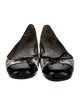Prada Leather Colorblock Pattern Ballet Flats