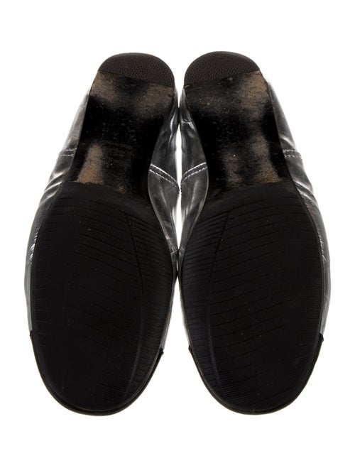Prada Leather Colorblock Pattern Ballet Flats