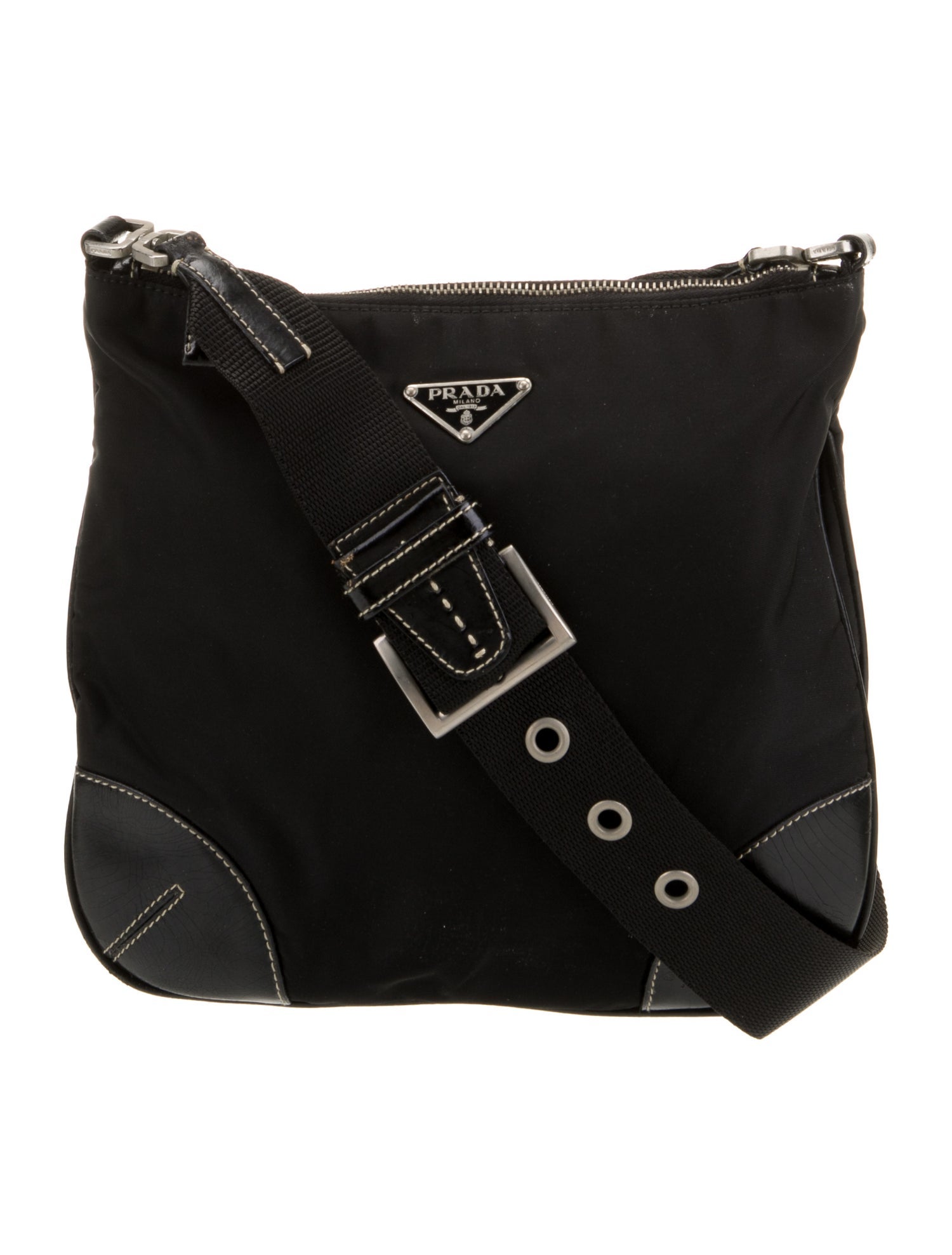 Prada Tessuto Nylon Messenger Bag