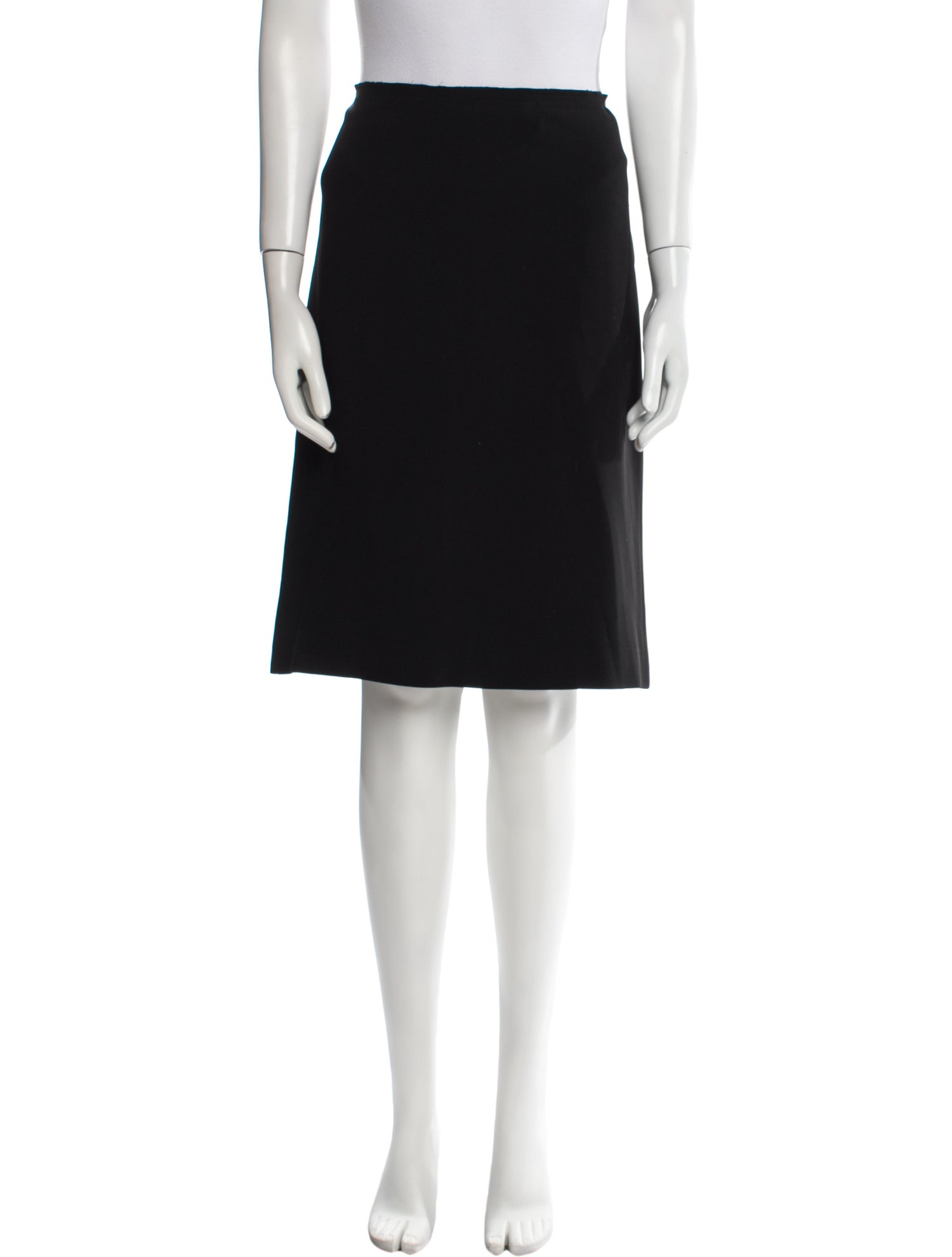 Prada Virgin Wool Knee-Length Skirt