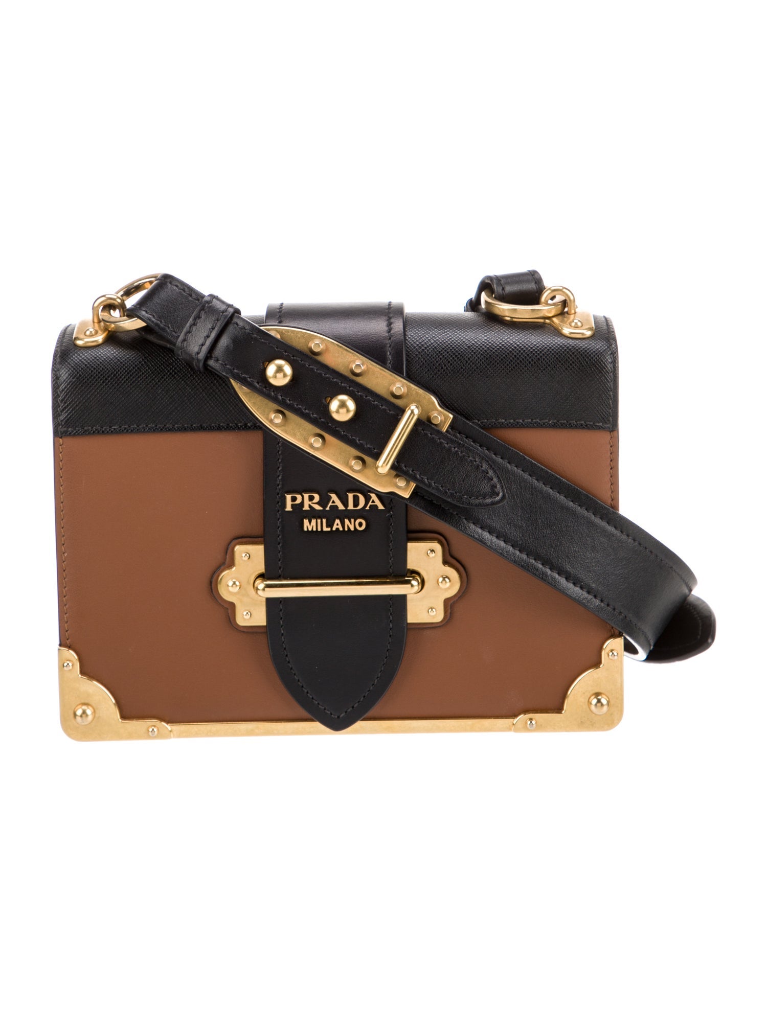 Prada City Calf Leather Cahier
