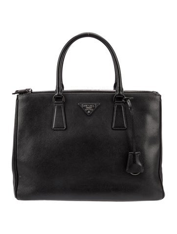 Prada Handle Bags Saffiano Lux Leather Galleria Tote