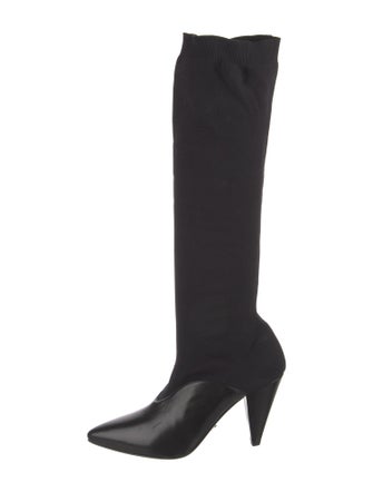 Prada Suede Sock Boots