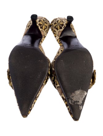 Prada Floral Print Mules