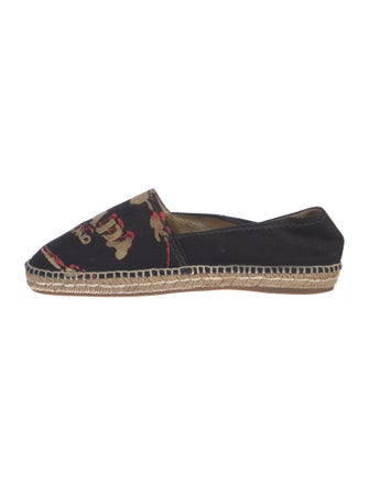 Prada Canvas Graphic Print Espadrilles