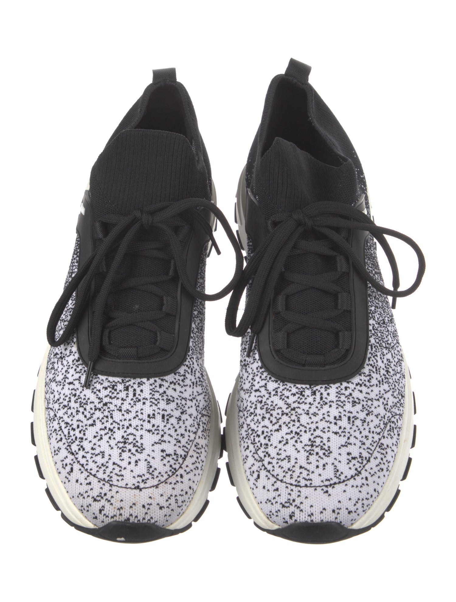 Prada Colorblock Pattern Sneakers