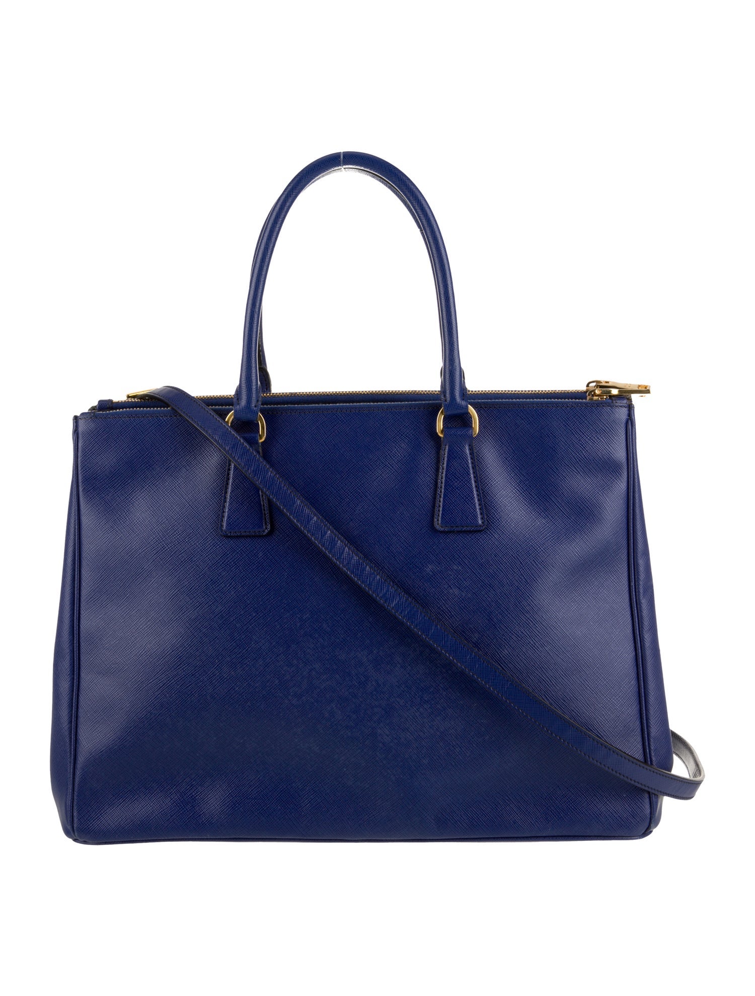 PRADA⭐︎ガレリア⭐︎SAFFIANO LUX Prada Saffiano Lux Leather Galleria Tote - Blue Totes