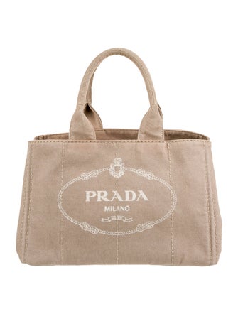 Prada Enameled Metal Triangle Top Handle Bag