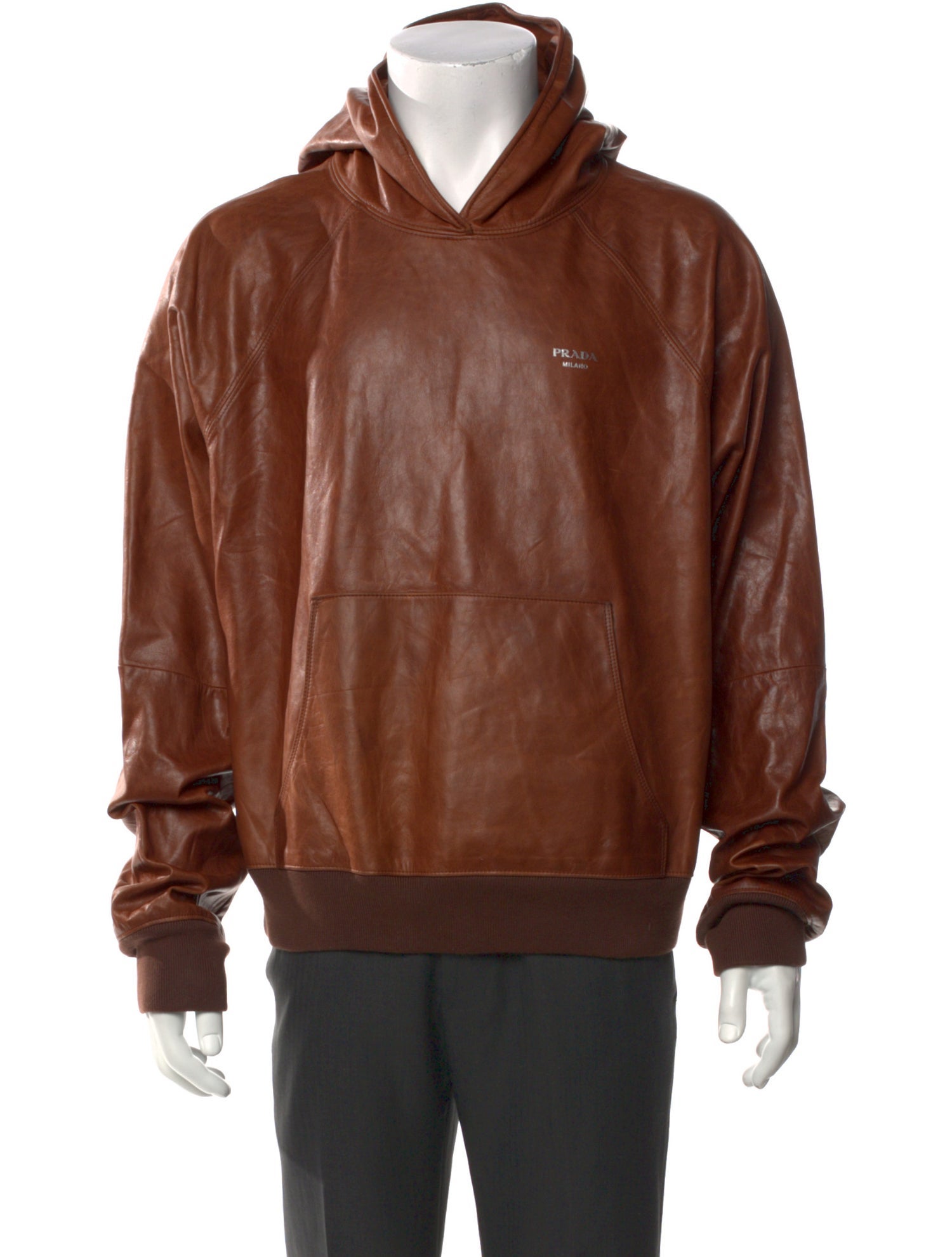 Prada 2025 Calf Leather Hoodie