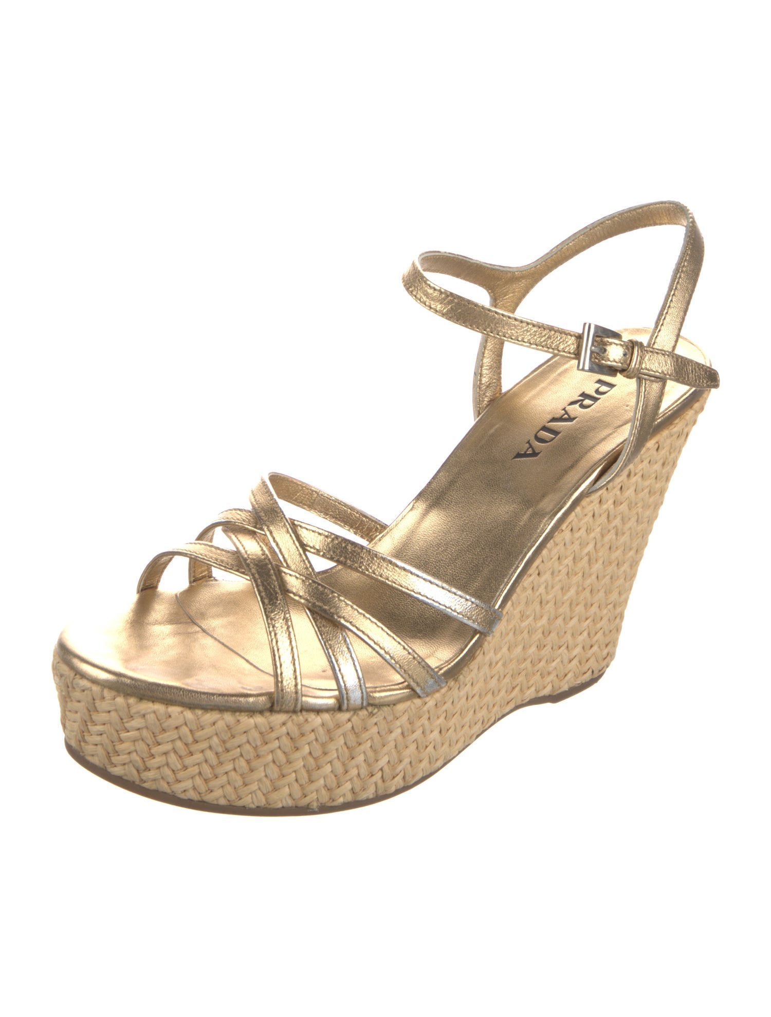 Prada Leather Espadrilles