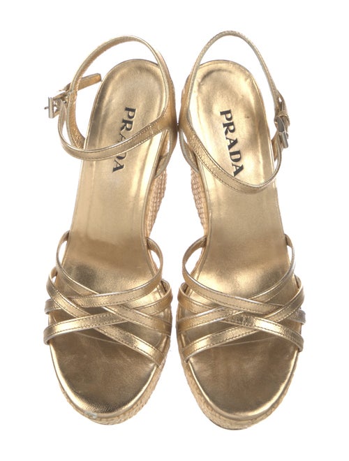 Prada Leather Espadrilles