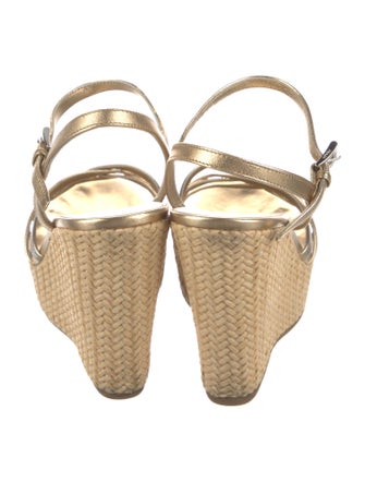 Prada Leather Espadrilles