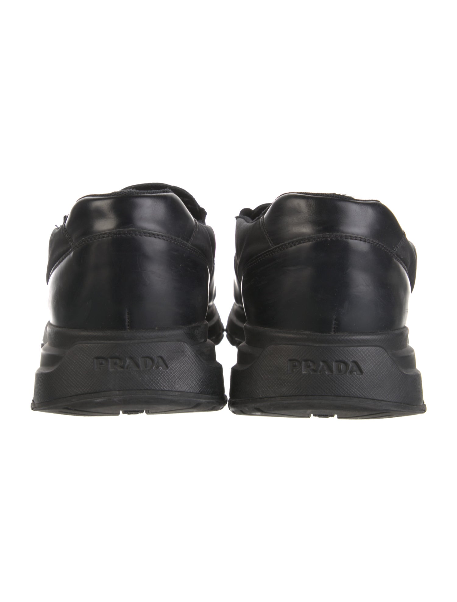 Prada Leather Athletic Sneakers