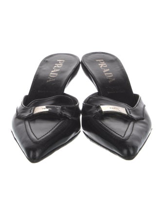 Prada Leather Mules