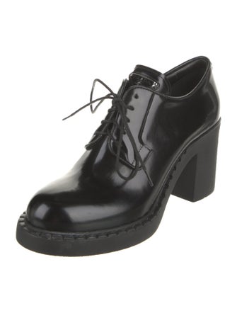 Prada Leather Lace-Up Boots