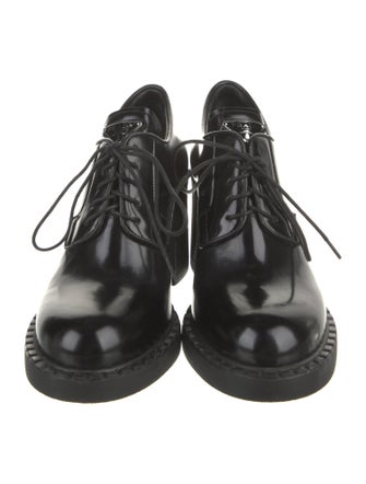 Prada Leather Lace-Up Boots